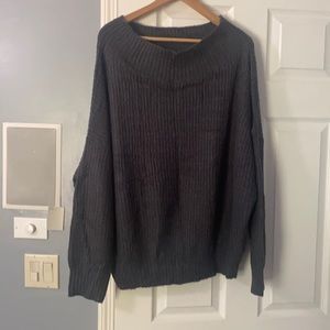 Off shoulder sweater